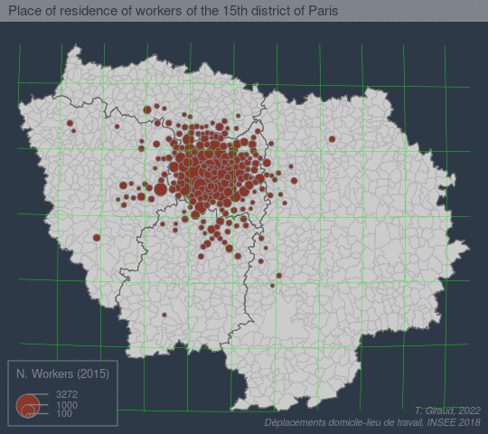 Gif showing transformation of map of Paris