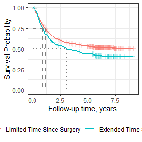 Annotated Survival Plot